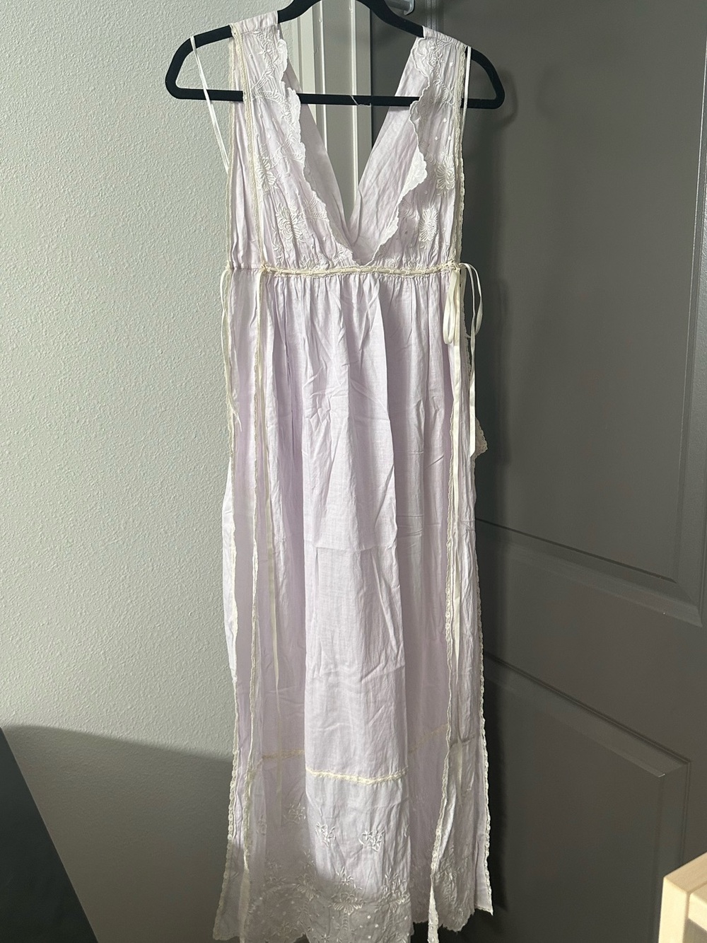 Vintage Miss Dior sleep set: romantic top with bow ties on the sides & shorts